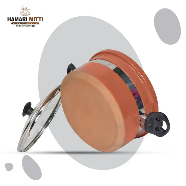 Flat Glazed Clay Handi