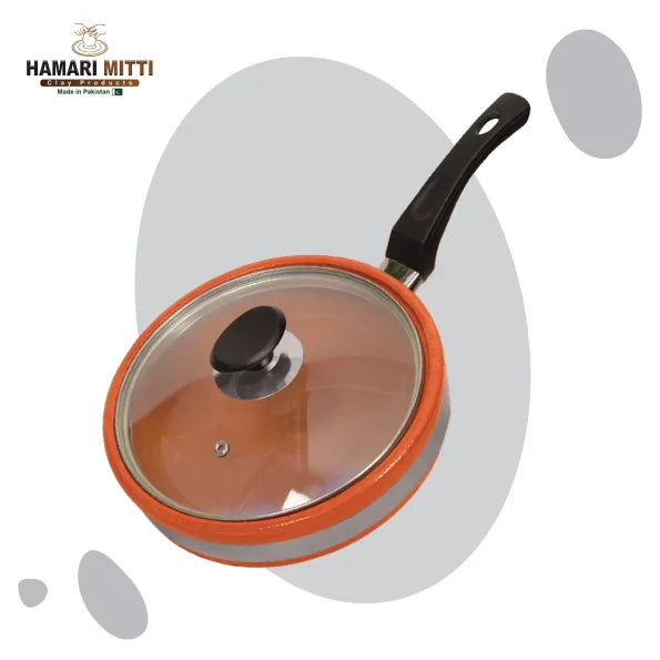 Glazed Clay Fry Pan