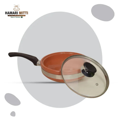 Glazed Clay Fry Pan