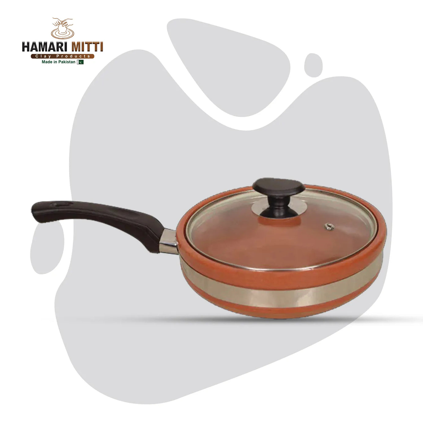 Glazed Clay Fry Pan