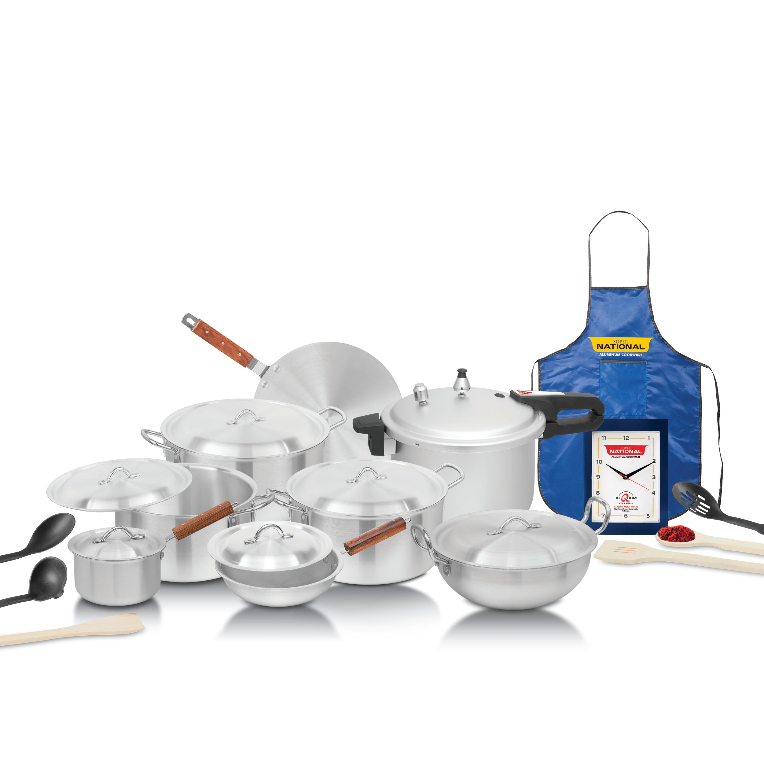 Metal Finish Jumbo Wedding Gift With 9L Pressure Cooker