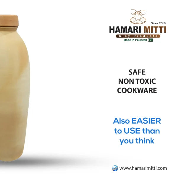 Handcrafted Clay Water Bottle 1000ml