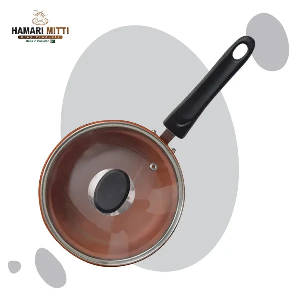 Glazed Clay Saucepan