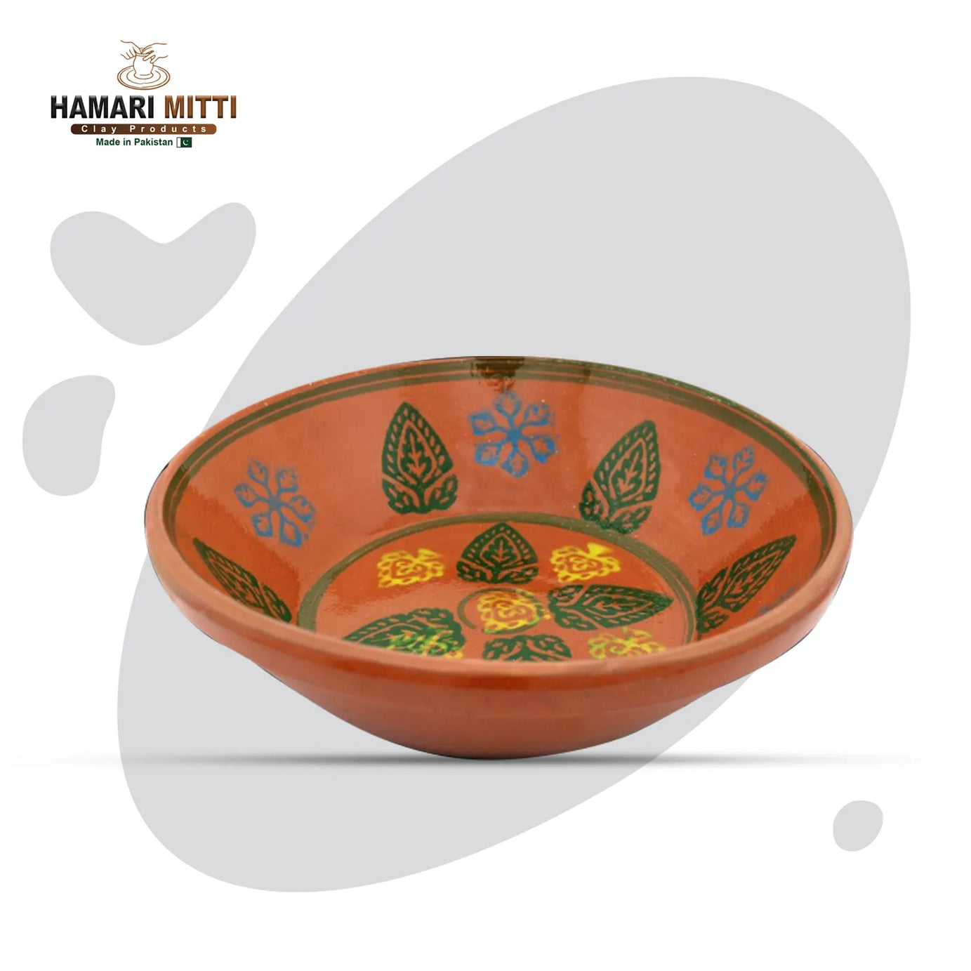 Glazed Clay Deep Plates